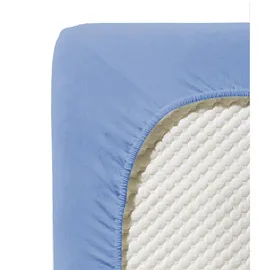 FLEURESSE Jenny C 001115 Single-Jersey 140 x 200 - 160 x 200 cm mittelblau
