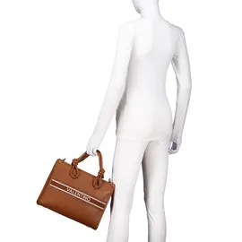 Valentino Aella Henkeltasche Kunstleder Brown