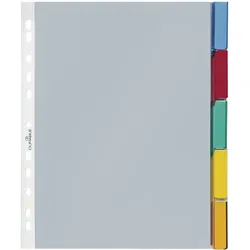 Durable Trennelement - 5 Teile - mit Register