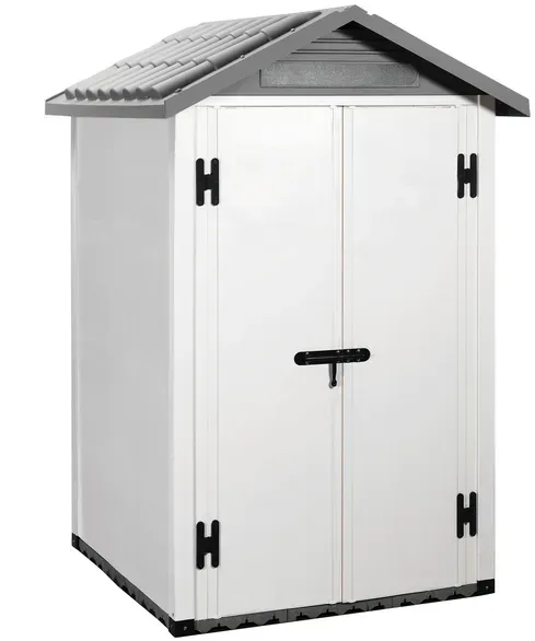 Garofalo Urban 120  Gartenschuppen  Mit Doppeltür  122,5 x 122,5 x 214 cm