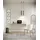 Selsey Bemmi – Hängeschreibtisch / Schminktisch mit Schubladen, Greige, 120 cm - Taupe