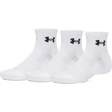 Under Armour Performance Cotton 3p Quarter Socken 3 Weiß 36,5-42