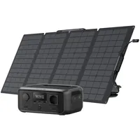 ECOFLOW RIVER 3 Tragbare Powerstation mit 110W Solarpanel, 245Wh