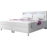 Inter Boxspringbett Milano ca. 180x200cm- Weiß