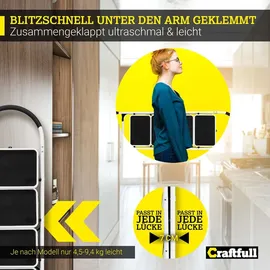 Craftfull CF-130A Klappleiter 4 Stufen