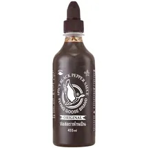 Flying Goose würzig schwarze Pfeffer Sauce, scharf, 455ml