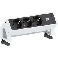 Bachmann DESK2 3x Schutzkontakt GST18, weiß