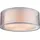 GLOBO LED Deckenleuchte 3x E14 grau rund