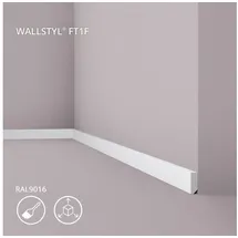 NOEL & MARQUET Sockelleiste NMC FT1F Weiß 2 St. 200 x 3,8 cm