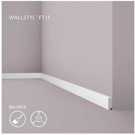 NOEL & MARQUET Sockelleiste NMC FT1F Weiß 2 St. 200 x 3,8 cm