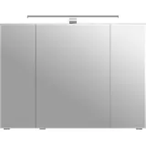 Saphir »6005 Sprint Badschrank, 3 Spiegeltüren, 6 Einlegeböden, 98 cm breit«, inkl. LED-Beleuchtung, Türdämpfer, Schalter-/Steckdosenkombination