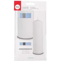 Rayher Verzierwachs-Set Baby 8 Platten blau/weiß