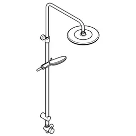 Kludi Freshline Dual Shower System DN 15 6709005-00