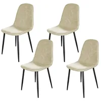 Hti-Living Stuhl Savannah PU 4er-Set