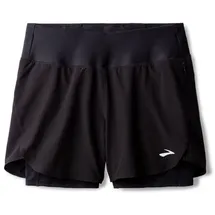 Brooks Damen Chaser 5" 2-in-1 Short 2.0 schwarz