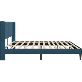 vidaXL Moderner Bettrahmen 200 x 200 cm Blau