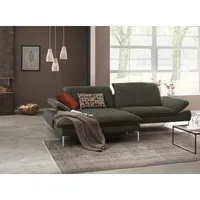 W.Schillig Eckcouch Chenille 3-Sitzer Grün