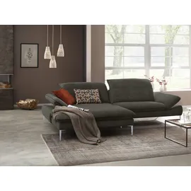 W.Schillig Eckcouch Chenille 3-Sitzer Grün