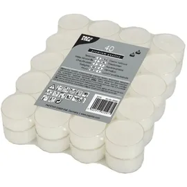 Papstar Teelichter 3,8 cm 40 St. weiß
