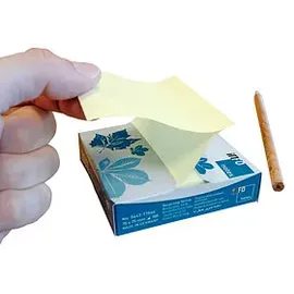 Info Z-Notes Recycling Haftnotizen gelb, 1 Pack
