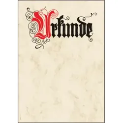 SIGEL Design Papier A4 Urkunde DP548 Calligraphy 185 g 12BL