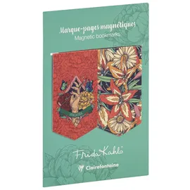 Clairefontaine Frida Kahlo Magnetische Lesezeichen Set mehrfarbig 2 St.