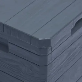 vidaXL Garten-Aufbewahrungsbox 90 L Anthrazit
