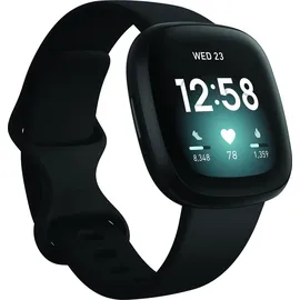 Fitbit Versa 3 schwarz/aluminium schwarz
