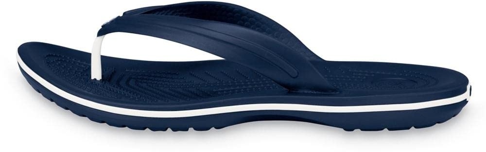 Crocs Crocband Flip-Sandalen – Unisex Flip-Sandalen für Erwachsene – Wasserdichte, schnell trocknende Flip-Flops – Navy – Größe 36-37