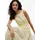 Tommy Hilfiger Trägerkleid Midi Gestreift Gelb/Grau/Weiß 36