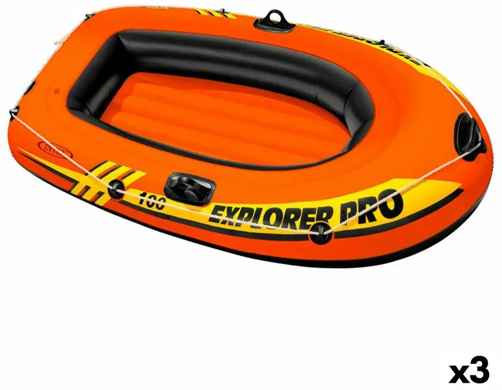 Aufblasbarer Boot Intex Explorer Pro 100 3 Stück 160 x 29 x 94 cm