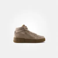 Paul Green Damen Hightop-Pauls mit Wechselfußbett, Frauen High-Top Sneaker,Warm gefüttert,schnürer,schnürstiefeletten,Beige (Almond),40.5 EU