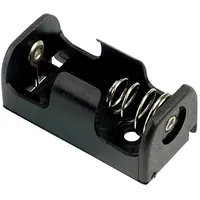 TRU Components BH-1/2AA-2P Batteriehalter 1x 1/2 AA Kontaktpole