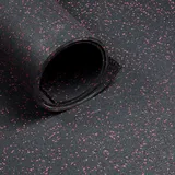 Vivol - Sportboden 'premium' – Bodenbelag Für Fitnessstudio – Schwarz-rot – Rolle 10m – 6mm Dick