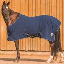 HorSeven Fleecedecke - Marine/Navy, Größe:155