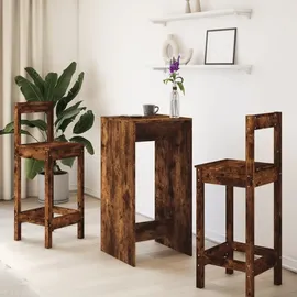 vidaXL Bartisch Räuchereiche 51 x 50 x 103,5 cm Braun
