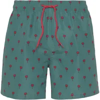 S.Oliver Badeshorts mit Palmen-Design