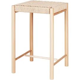 House Nordic Barhocker Abano 42 x 66,5 x 42 cm Natur