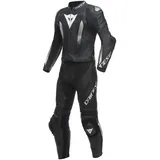 Dainese Laguna Seca 5 2PC Lederkombi zweiteiler  Gr. 27 - Schwarz Schwarz Weiß