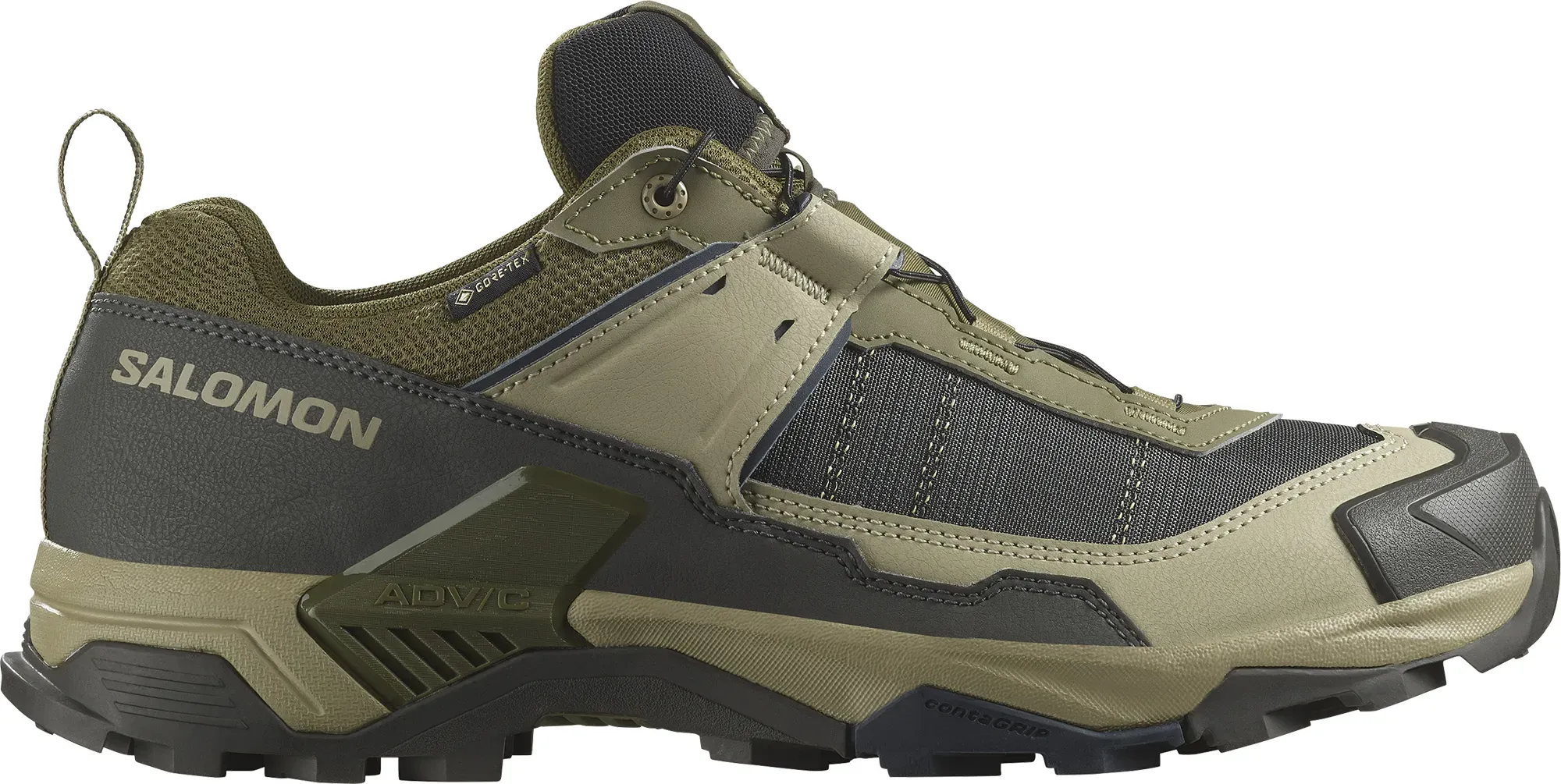 SALOMON SHOES X ULTRA 5 GTX Martini Olive/Gray G 000, 000, 45.5