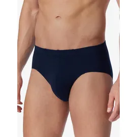 SCHIESSER Slip unifarben blau XL 6er Pack