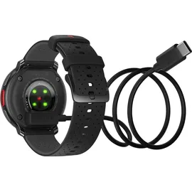 Polar Vantage V3 BT 47 mm Aluminiumgehäuse schwarz Silikonarmband blau L