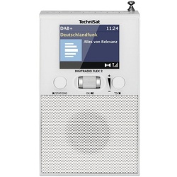 TechniSat TechniSat DIGITRADIO FLEX 2 Steckdosenradio DAB+, UKW Bluetooth® Inkl Radio weiß