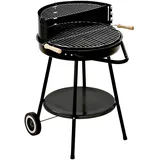 LANDMANN Holzkohlegrill Rundgrill Kohlegrill BBQ Grill Garten Camping Festival