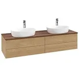 Villeroy & Boch Antao Waschtischunterschrank 1600x360x500mm K28152HN mit Struktur FK/AP: HN/2