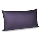 fleuresse Kissenbezug Satin 40 x 80 cm Violett Lavendel