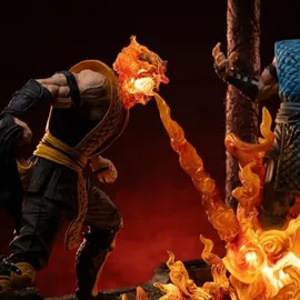 Iron Studios Mortal Kombat Deluxe Art Scale Figur Scorpion Fatality 27 cm