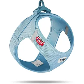 Curli Clasp Vest Hundegeschirr Himmelblau 2XS