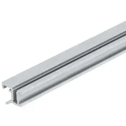 OBO 7404814 Seitenprofil für Aufboden-Kanal Aluminium AIK SP L - 2 Meter