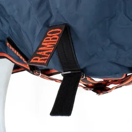 Horseware Rambo Supreme Turnout Lite 50g 115 cm Navy/Orange